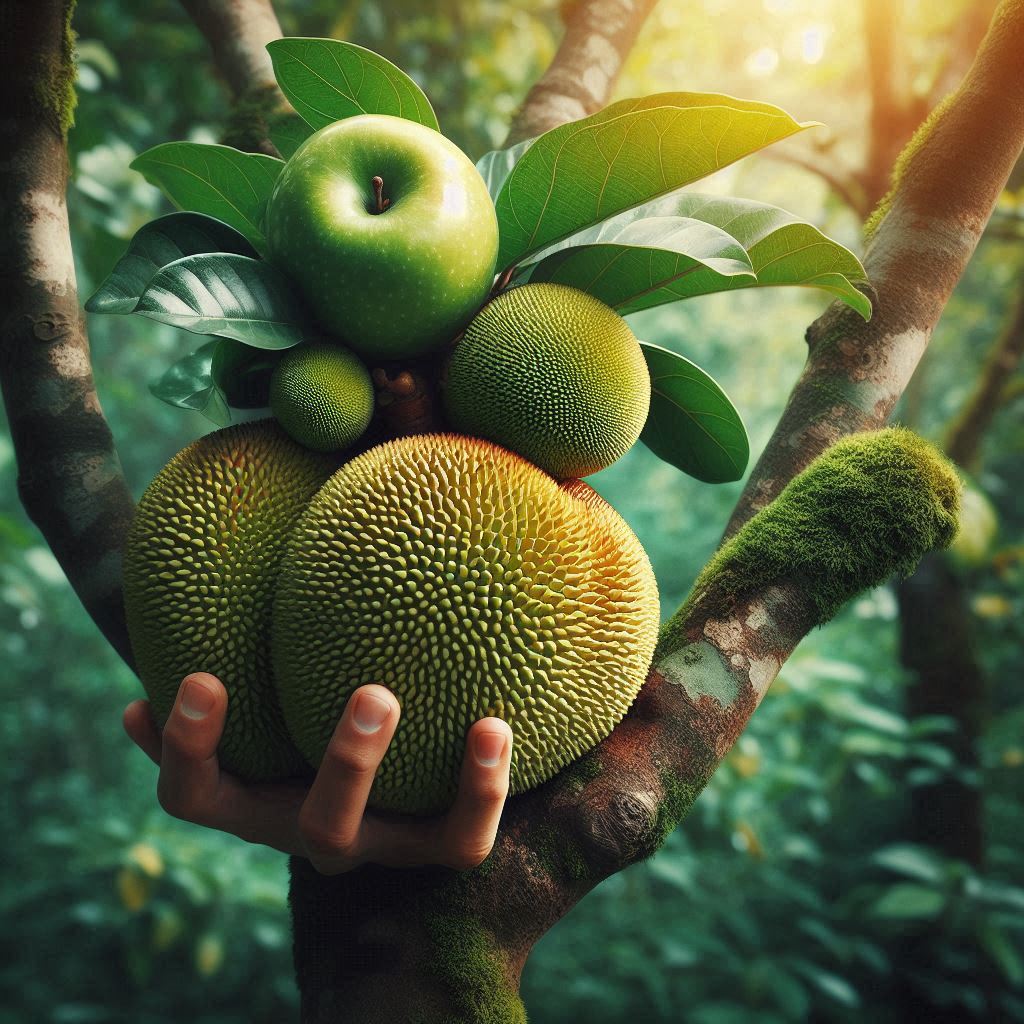 Great...!! How to Grafting Apple with Jackfruit tree that yields the fastest