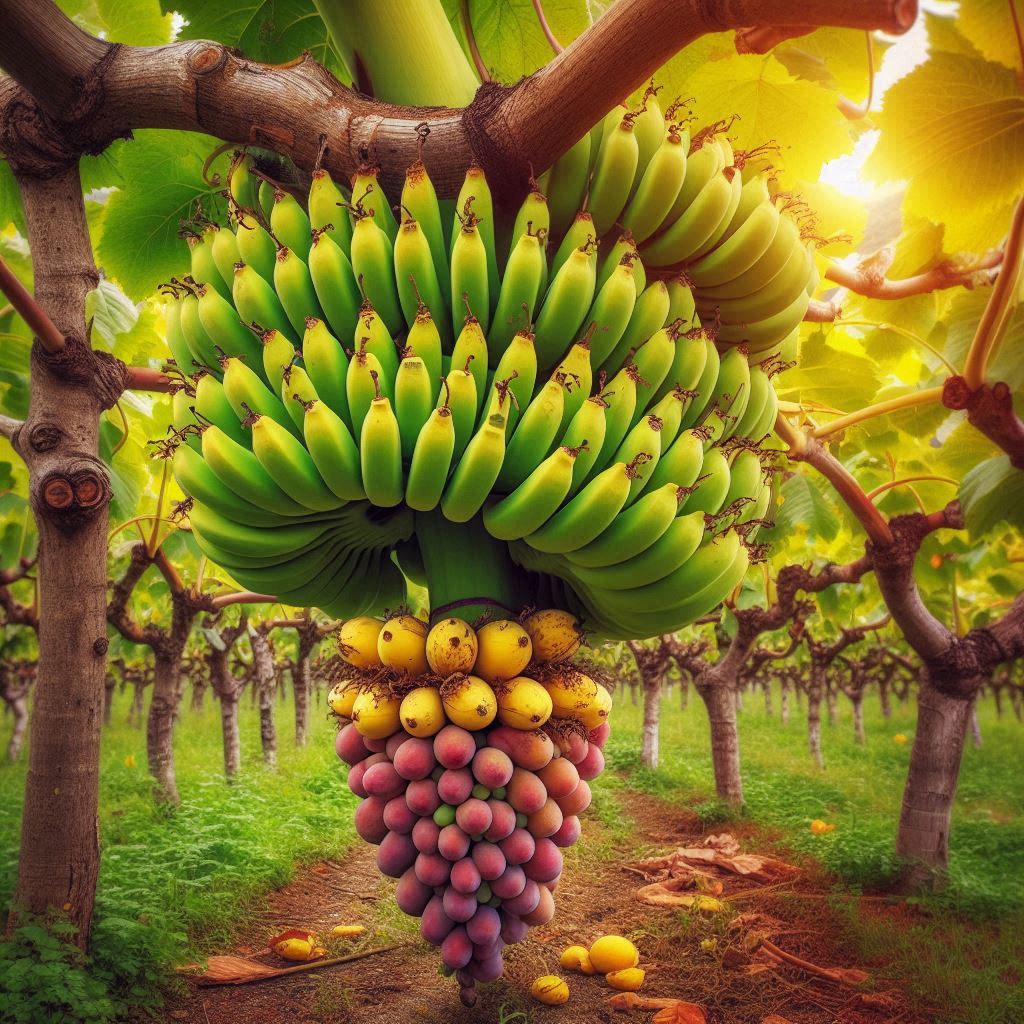 How to propagate banana with grapes Get more fruits than expected | How to Grafting banana