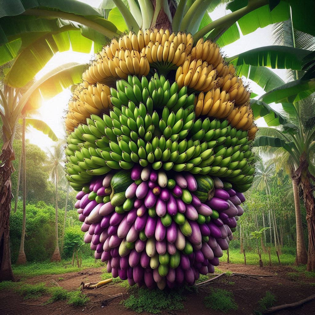 🌿Amazing Growing Eggplant Using Banana With Eggs