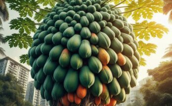 Great Method!!! How to Graft Papaya Trees from Papaya Fruit