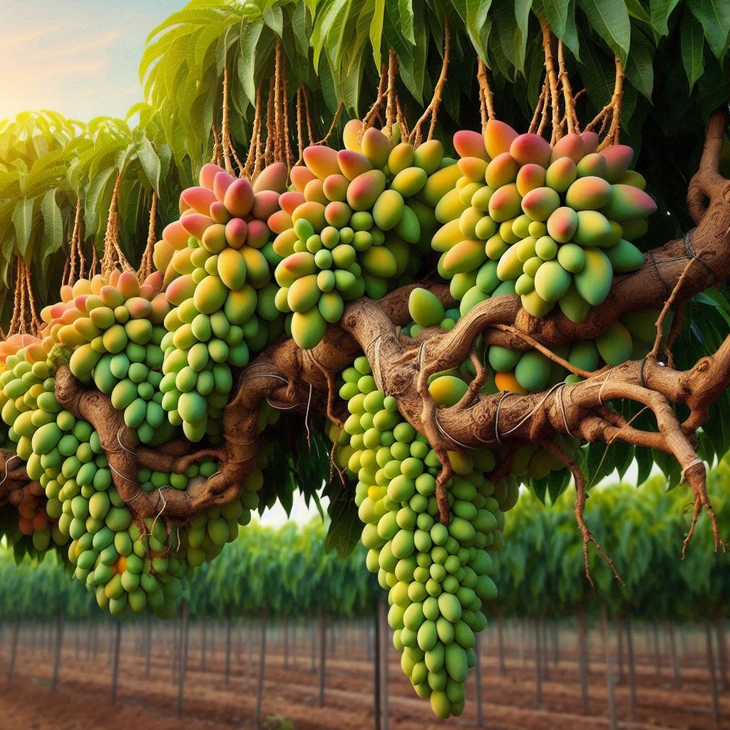 Amazing! How To Grafting Mango Tree in Grapes Fruit Get fruit fast 100%