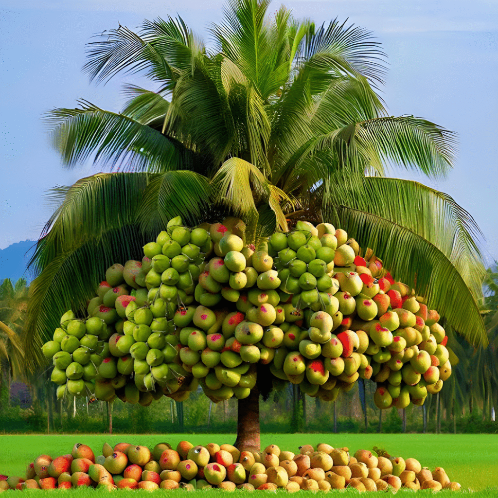 i Growing Coconut with Apples Using Secret Techniques, How to Grafting Tree