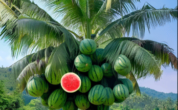 How to grow watermelon with coconut to get more fruit faster