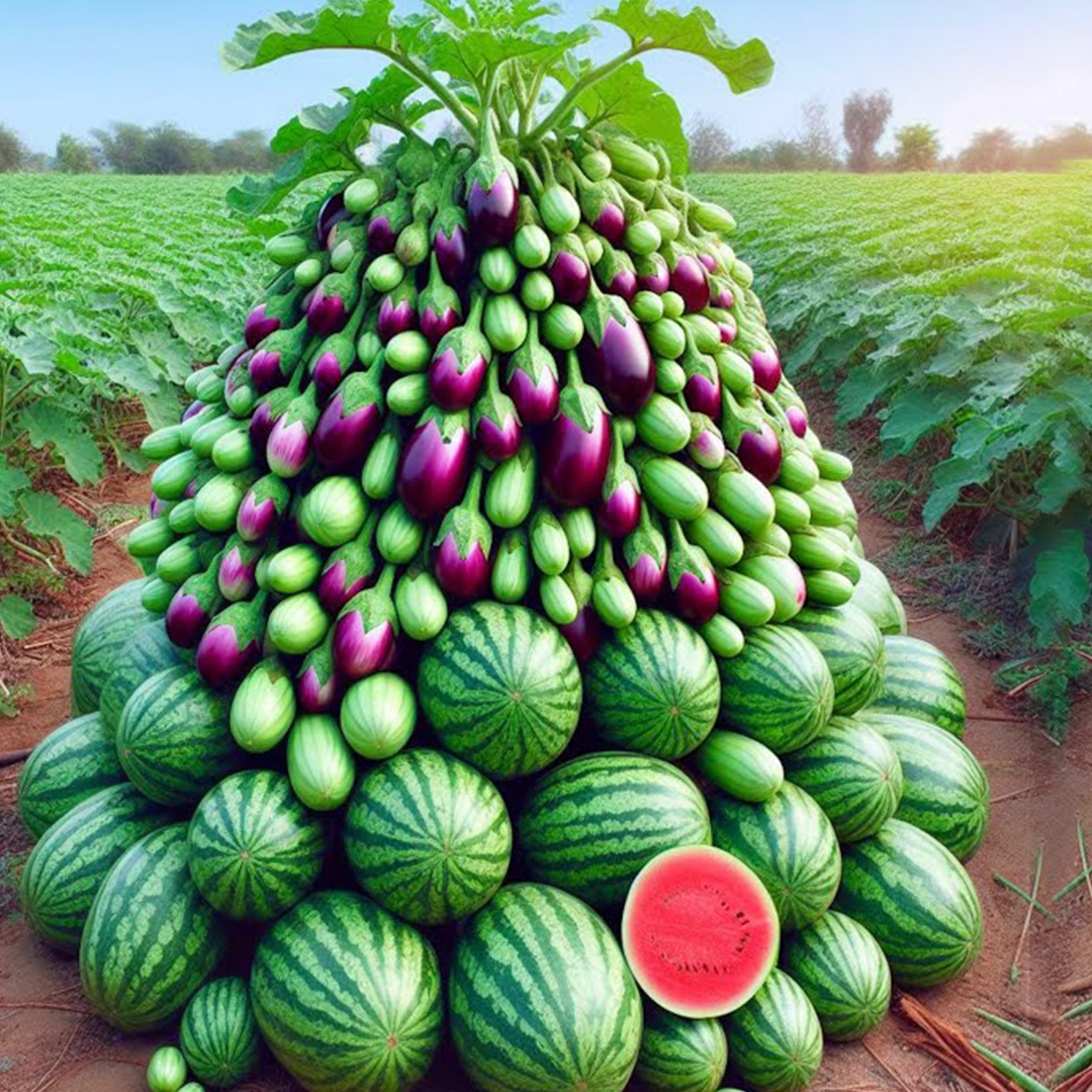New Watermelon Planting Methods to Harvest More Eggplants