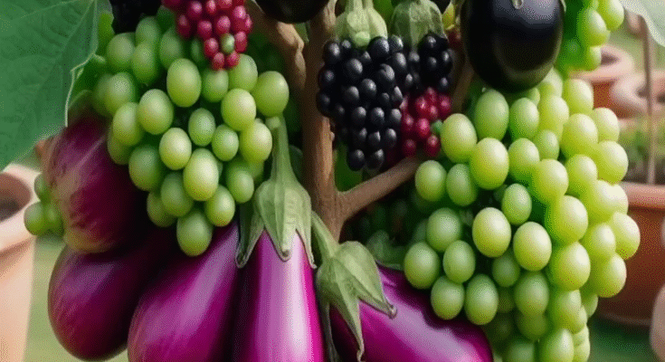 Harvest More Grapes on Eggplant Trees with New Grafting Methods