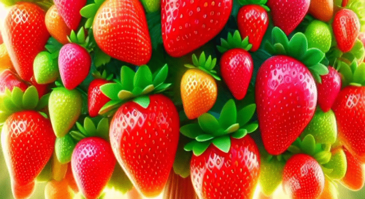 Easy and fast method for planting and growing strawberry fruit trees from the leaves.