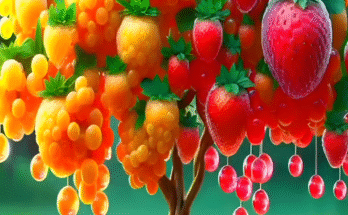 Quick and easy method for growing and planting hybrid fruit trees of orange and strawberry. #garden