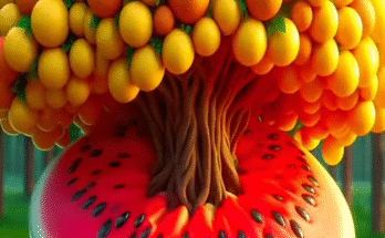 Easy and Fast Method for Planting and Growing Hybrid Fruit Trees of Watermelon and Longan