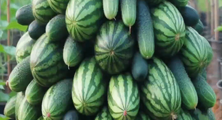 Maximize Your Cucumbers and watermelons Harvest with These Planting Tips #garden #farming