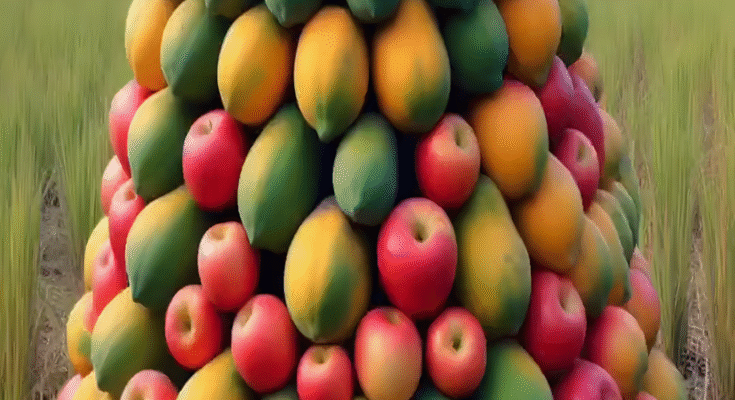 Great technique for grafting papaya tree with apple Fruit at home. #farming #garden