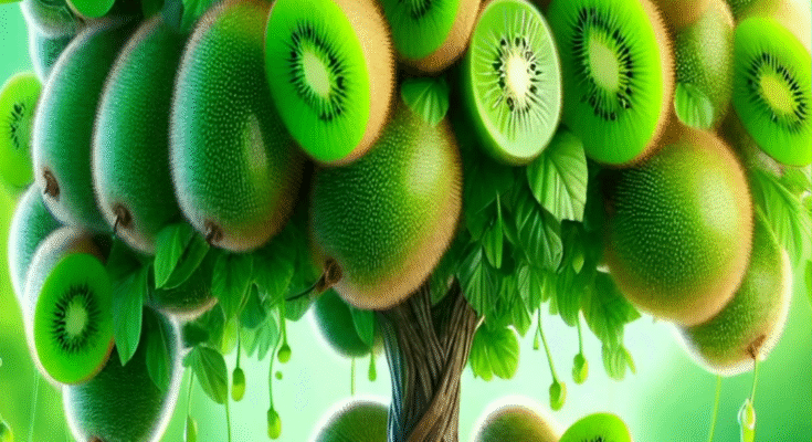 Easy and fast techniques for planting and growing kiwi fruit trees that bear fruit quickly.