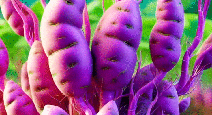Easy and fast technique for planting and growing sweet potato trees from sweet potatoes.
