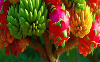 new and easy technique for planting and growing hybrid dragon fruit trees with bananas.#garden