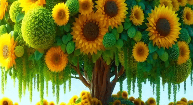 easy and fast method how to grow and propagate sunflower trees #garden #plants