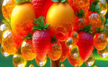 Quick and Easy Technique for Growing and Planting Hybrid Fruit Trees of Orange and Strawberry