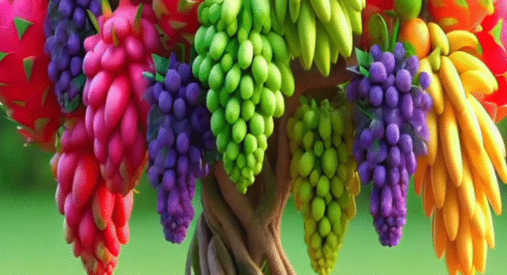New and Easy Technique for Planting and Growing Hybrid Dragon Fruit Trees with Bananas