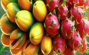 Easy and New Techniques for Planting and Growing Hybrid Fruit Trees of Dragon Fruit and Papaya