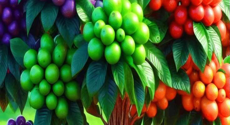 easy and fast method how to grow and propagate coffee fruit trees #garden #plants