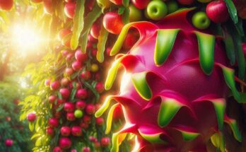 Unique Skills… Grafting Dragon Tree and Egg & Aloe Vera; That Get the Bigger Fruit in Short Time