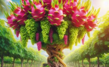 Unique Technique: For Grafting Dragon Fruit with Grape Using Eggs — Growing Faster and Has Many Fruits