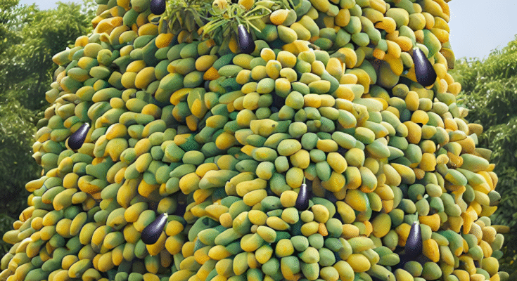 Technique Skill Propagation Mango Tree With Eggplant Fruit To Have More Fruit